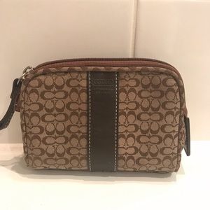 Coach makeup bag